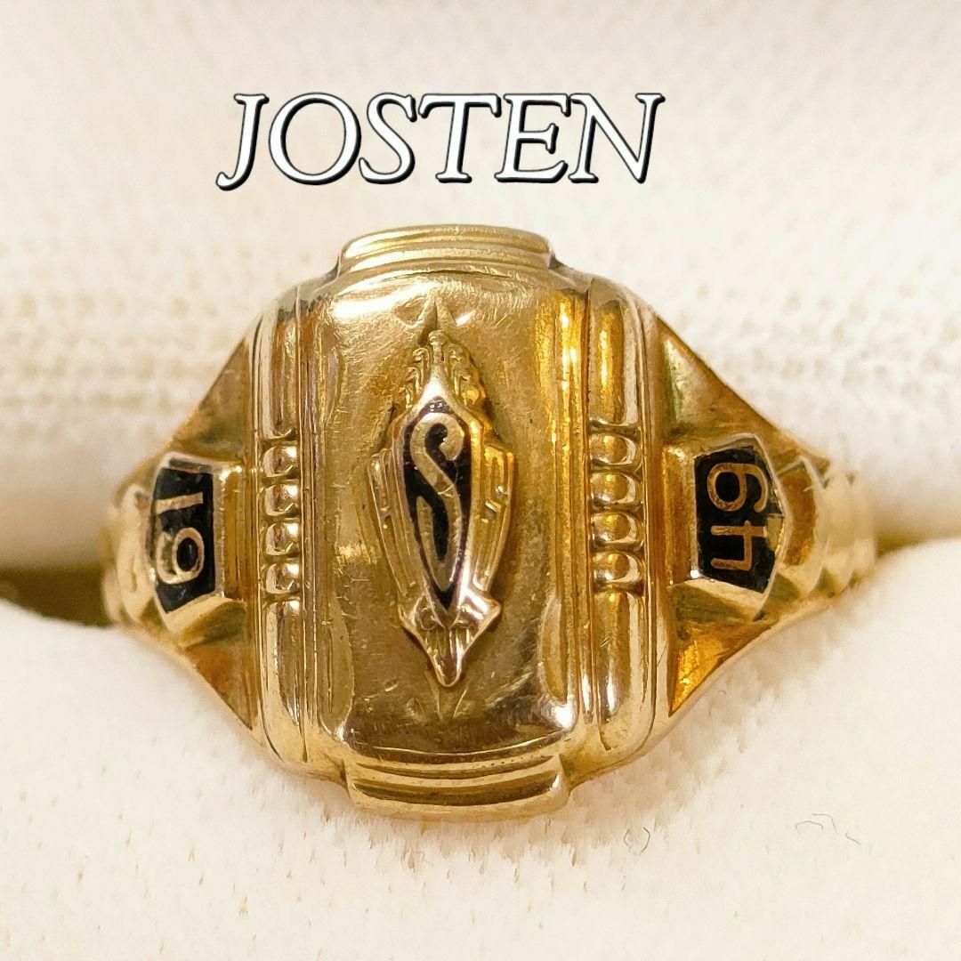 JOSTEN ジャスティン カレッジリング 10K 1949年 ヴィンテージ メンズのアクセサリー(リング(指輪))の商品写真