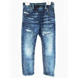 ディーゼル(DIESEL)の【春物 新入荷!】[ディーゼルキッズ/DIESEL kids]130cm ジョグジーンズ/デニムパンツ インディゴブルー【中古】子供服 キッズ kids 男の子 春秋冬 bottoms 223042(パンツ/スパッツ)