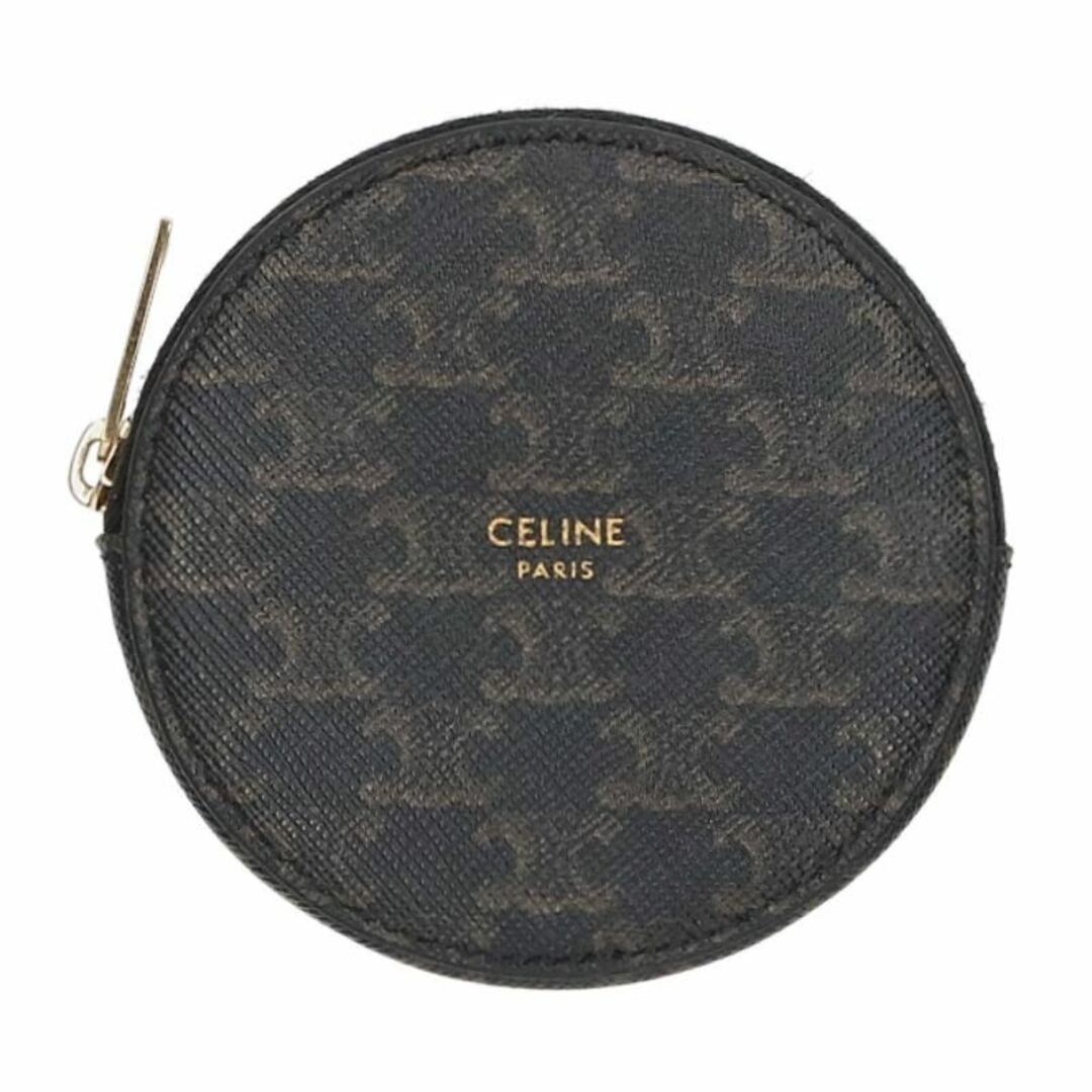 celine(セリーヌ)のセリーヌバイエディスリマン  10D222BQ3 トリオンフ総柄ラウンドジップレザーコインケース メンズ メンズのファッション小物(コインケース/小銭入れ)の商品写真