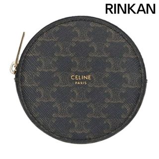 セリーヌ(celine)のセリーヌバイエディスリマン  10D222BQ3 トリオンフ総柄ラウンドジップレザーコインケース メンズ(コインケース/小銭入れ)