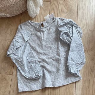 ザラキッズ(ZARA KIDS)の【ZARA Baby】袖切替トップス(Tシャツ/カットソー)