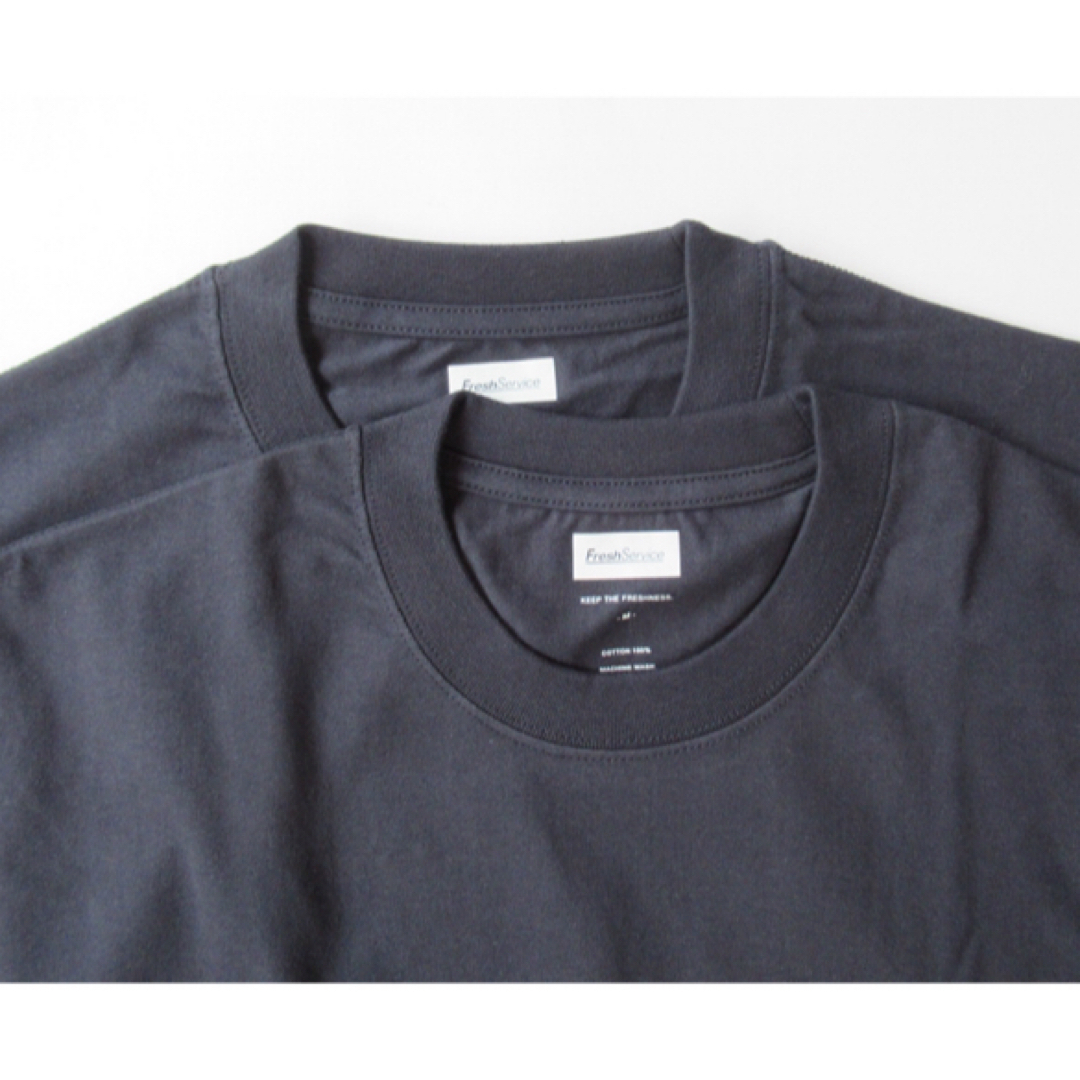 Graphpaper(グラフペーパー)のFreshService 2P OVERSIZED L/S TEE ネイビー メンズのトップス(Tシャツ/カットソー(半袖/袖なし))の商品写真