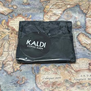 カルディ(KALDI)のKALDI エコバッグ ブラック(エコバッグ)