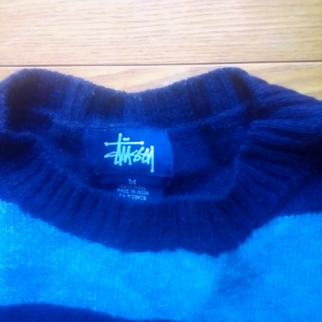 STUSSY(ステューシー)のステューシーボーダーセーター メンズのトップス(ニット/セーター)の商品写真