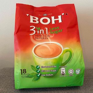 ボー(BOH)のBOH インスタントミルクティー　甘さ控えめ　18個入(茶)