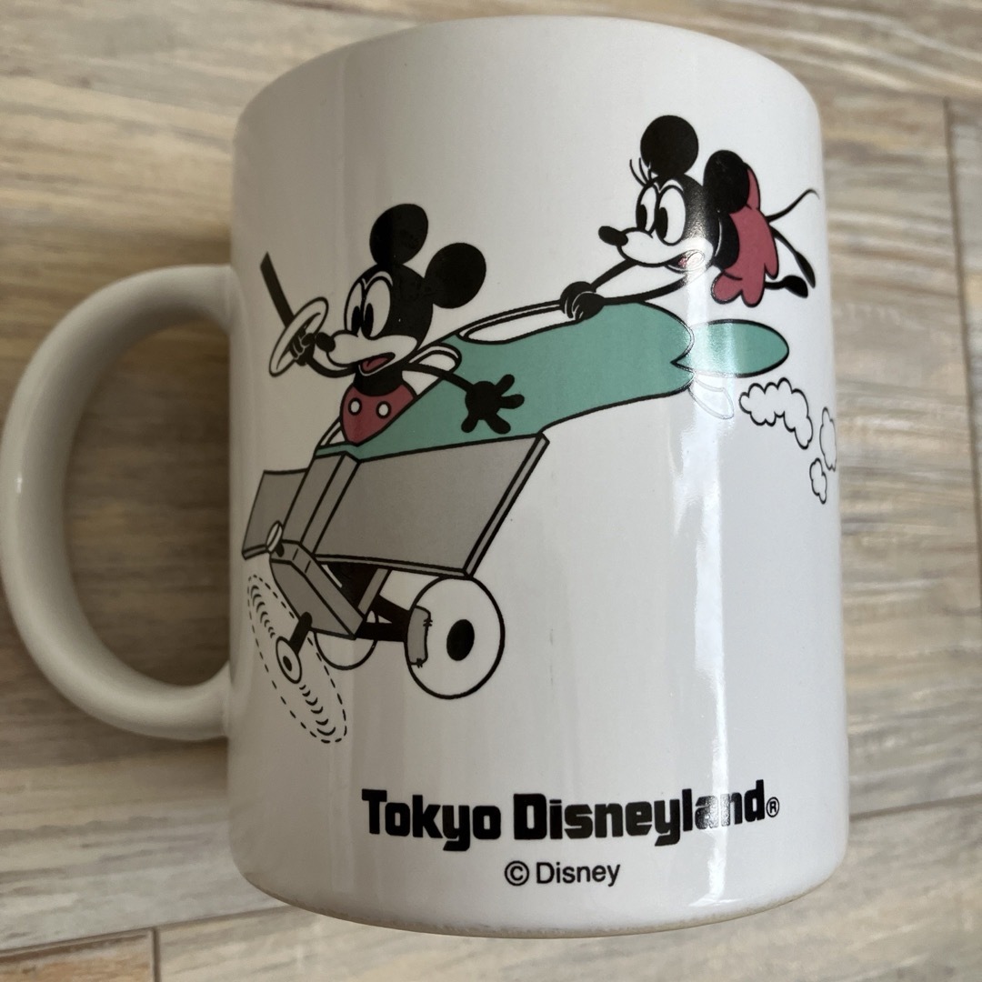 Disney(ディズニー)の東京ディズニーランド　ミッキー＆ミニーマウス　マグコーヒーカップ インテリア/住まい/日用品のキッチン/食器(グラス/カップ)の商品写真