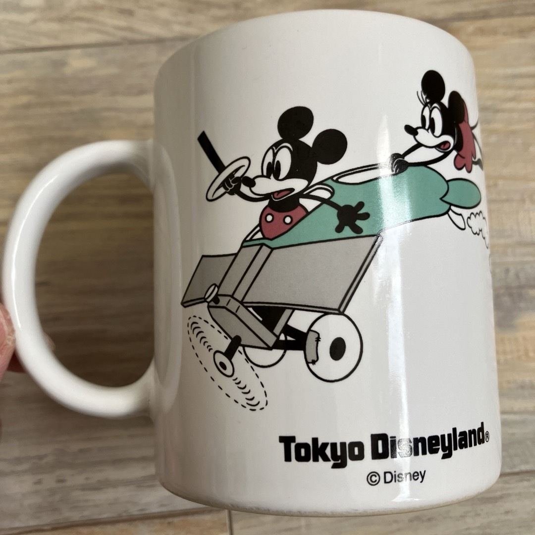 Disney(ディズニー)の東京ディズニーランド　ミッキー＆ミニーマウス　マグコーヒーカップ インテリア/住まい/日用品のキッチン/食器(グラス/カップ)の商品写真