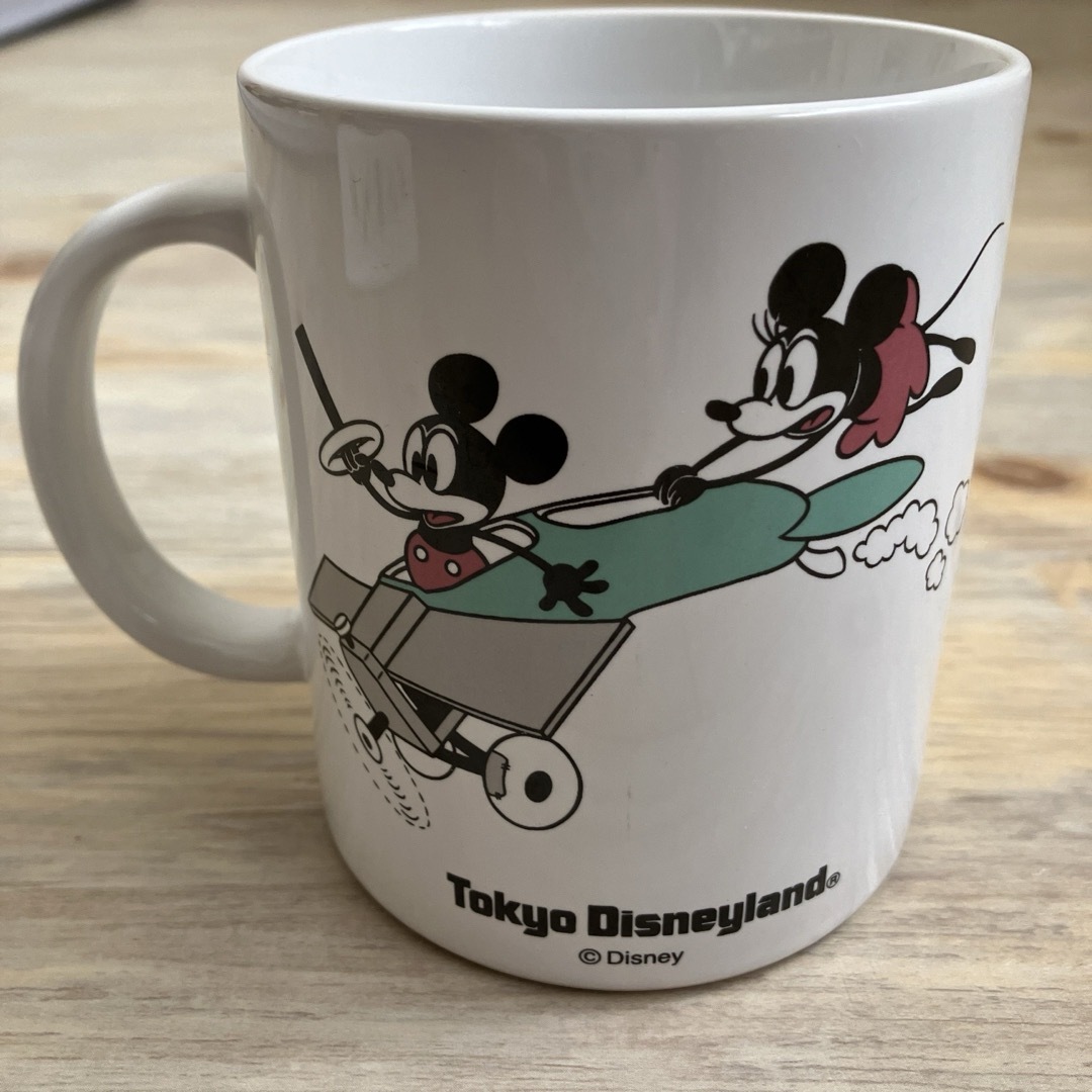 Disney(ディズニー)の東京ディズニーランド　ミッキー＆ミニーマウス　マグコーヒーカップ インテリア/住まい/日用品のキッチン/食器(グラス/カップ)の商品写真