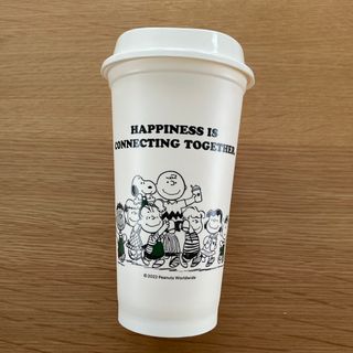 スターバックスコーヒー(Starbucks Coffee)のリユーザブルカップ PEANUTSオフホワイト (タンブラー)