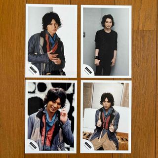 アラシ(嵐)の嵐　松本潤　公式写真　4枚セット(男性タレント)