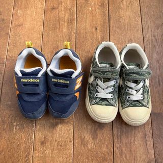 ニューバランス(New Balance)の★ちーちゃん様専用★キッズ 靴 ニューバランス 15㎝ コンバース 17㎝ 2足(スニーカー)