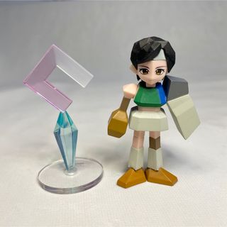 スクウェアエニックス(SQUARE ENIX)の【ミニフィギュア】FF7リバース G賞 ユフィ セーブポイント ポリゴン(ゲームキャラクター)