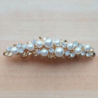 リトルムーン(Littlemoon)の【バレッタ】フェイクパール(バレッタ/ヘアクリップ)