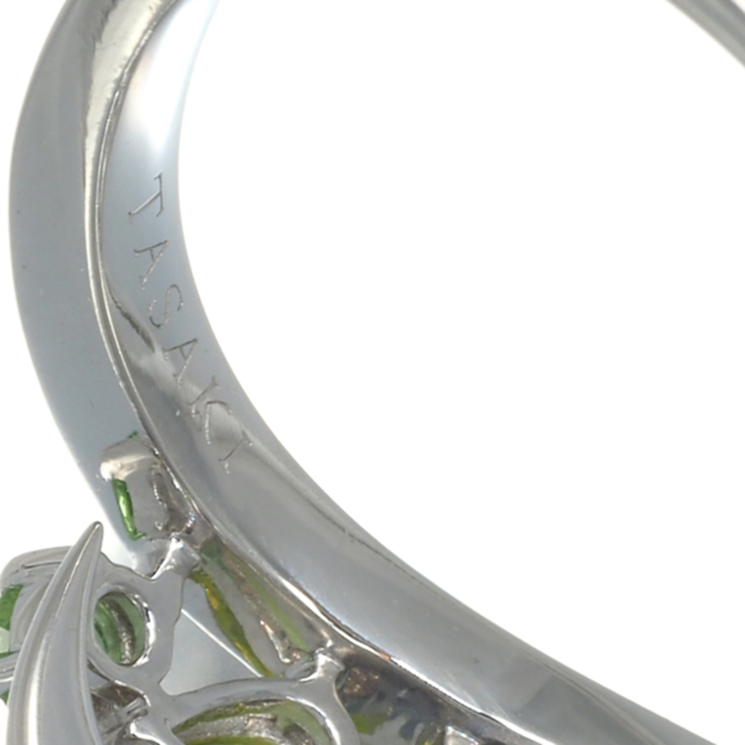 TASAKI(タサキ)のタサキ リング マルチカラーストーン  ダイヤ 0.20ct  13号 K18WG  レディースのアクセサリー(リング(指輪))の商品写真