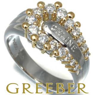 セリーヌ(celine)のセリーヌ リング ダイヤ 0.80ct  16号 Pt900/K18YG (リング(指輪))