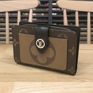 ルイヴィトン(LOUIS VUITTON)の超美品 ルイヴィトン 現行 リバース ポルトフォイユジュリエット コンパクト財布(財布)