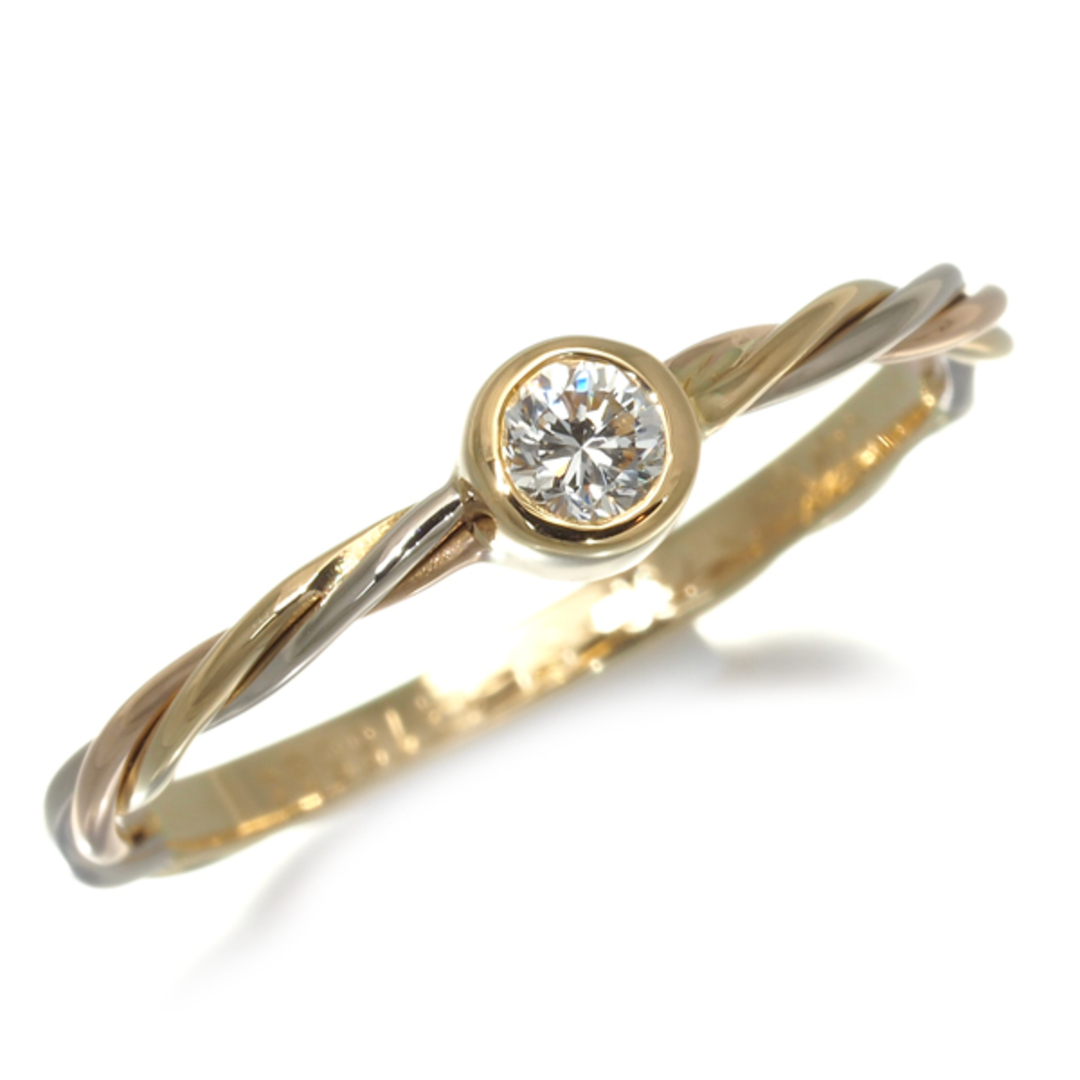 Cartier - カルティエ リング ダイヤ ツイスト スリーカラー 51 Cartier - カルティエ リング ダイヤ ツイスト スリーカラー 51