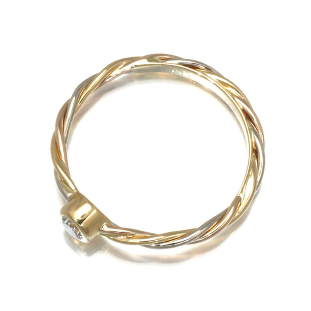 Cartier - カルティエ リング ダイヤ ツイスト スリーカラー 51 Cartier - カルティエ リング ダイヤ ツイスト スリーカラー 51