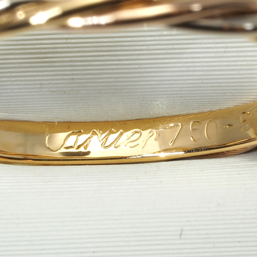 Cartier - カルティエ リング ダイヤ ツイスト スリーカラー 51 Cartier - カルティエ リング ダイヤ ツイスト スリーカラー 51