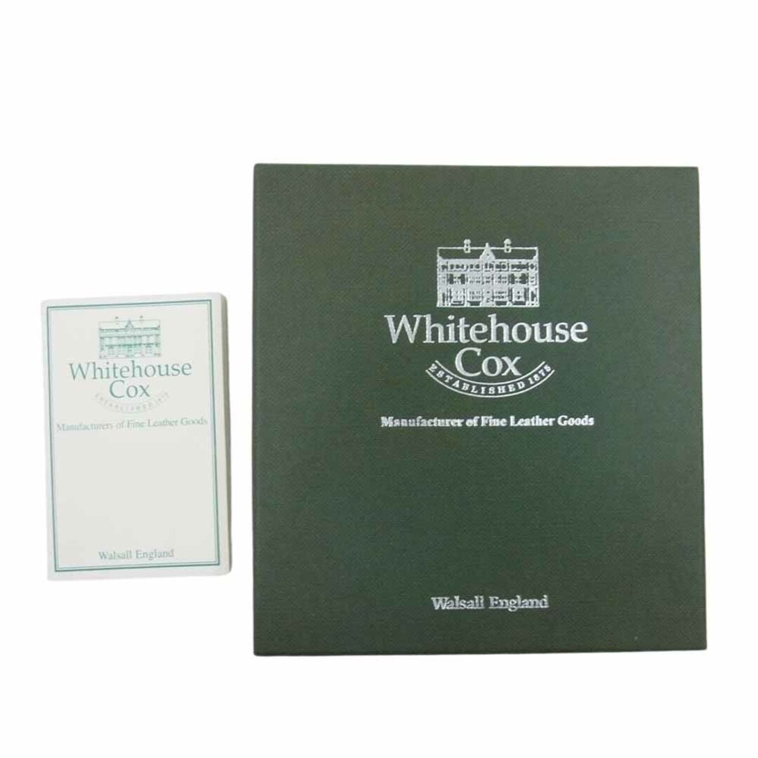 WHITEHOUSE COX(ホワイトハウスコックス)のWHITE HOUSE COX ホワイトハウスコックス S1098 ブライドル 三つ折り財布 ウォレット ブラウン系【極上美品】【中古】 メンズのファッション小物(長財布)の商品写真