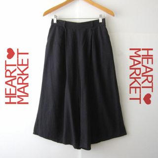 ハートマーケット(Heart Market)の美品　HEART MARKET／ハートマーケット★　ワイドパンツ　黒(カジュアルパンツ)