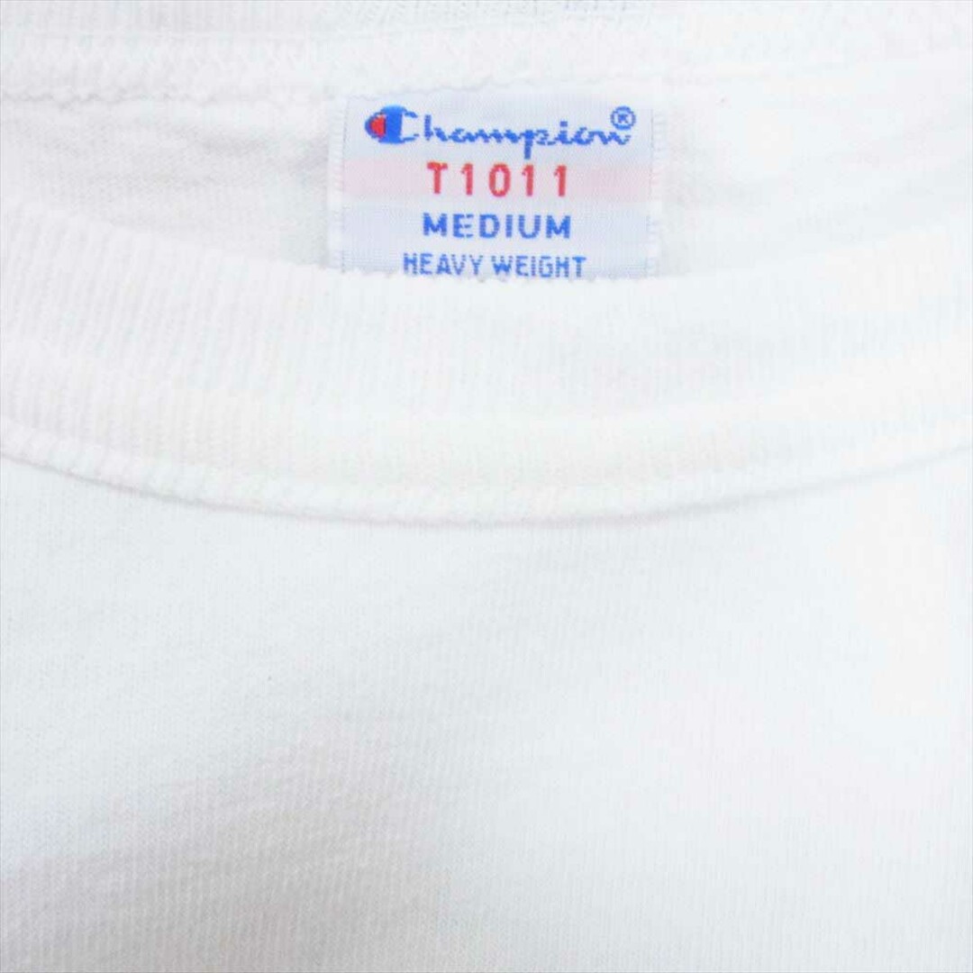 STANDARD CALIFORNIA(スタンダードカリフォルニア)のSTANDARD CALIFORNIA スタンダードカリフォルニア × Champion チャンピオン T1011 プリント Tシャツ ホワイト系 M【中古】 メンズのトップス(シャツ)の商品写真