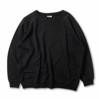 ヘインズ(Hanes)のXL ビンテージ ヘインズ スウェット ブラック アメリカ製 Vintage(スウェット)