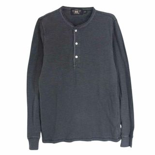 ダブルアールエル(RRL)のRRL ダブルアールエル ヘンリーネック サーマル 長袖 Tシャツ グレー系 S【中古】(シャツ)