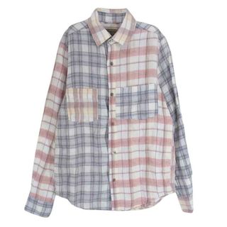 Nigel Cabourn ナイジェルケーボン MADRAS CHECK SHIRT マドラス チェック 長袖 シャツ マルチカラー系 46【中古】(シャツ)