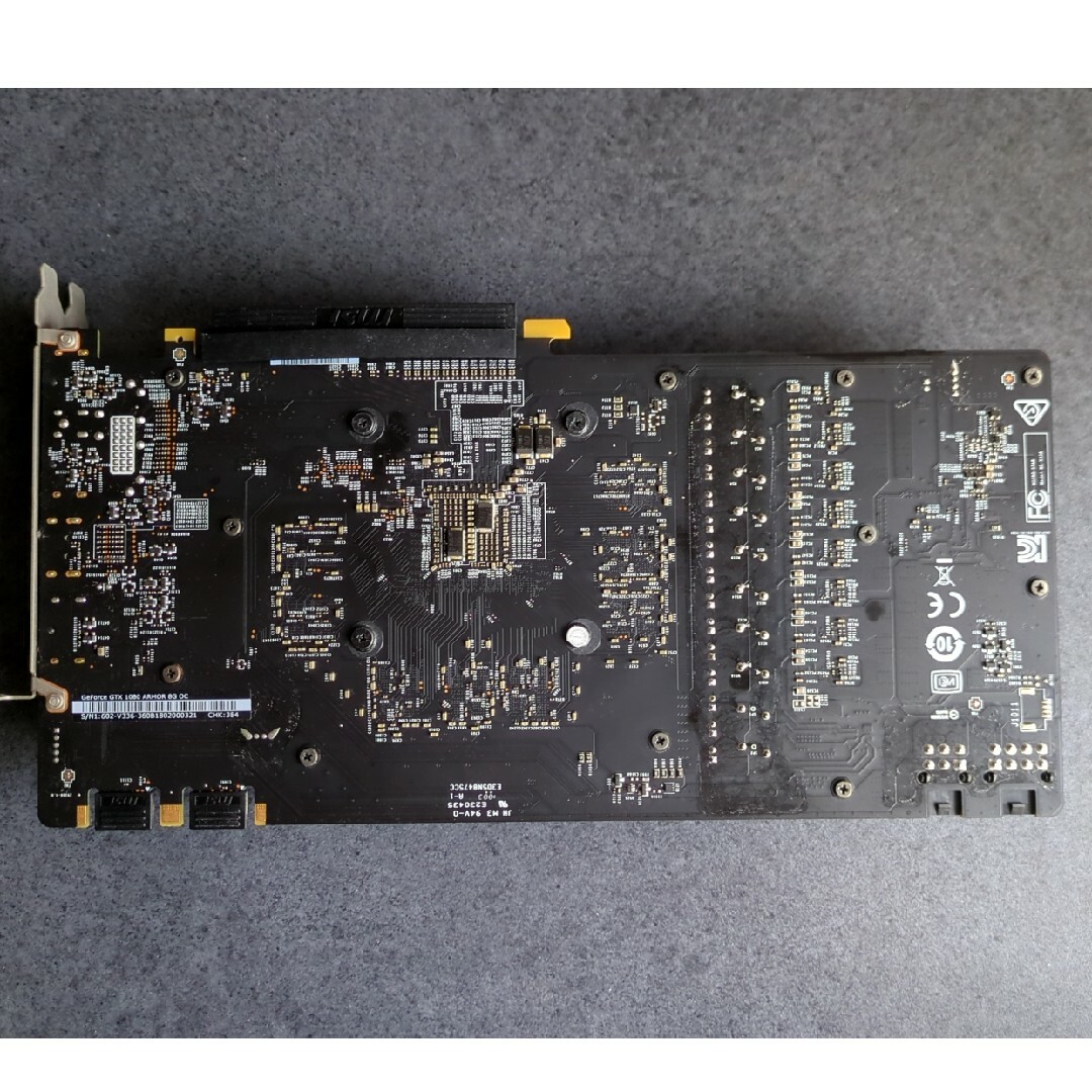 msi(エムエスアイ)のMSI グラフィックボード GEFORCE GTX 1080 ARMOR 8G スマホ/家電/カメラのPC/タブレット(PCパーツ)の商品写真