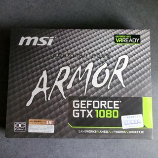 エムエスアイ(msi)のMSI グラフィックボード GEFORCE GTX 1080 ARMOR 8G(PCパーツ)