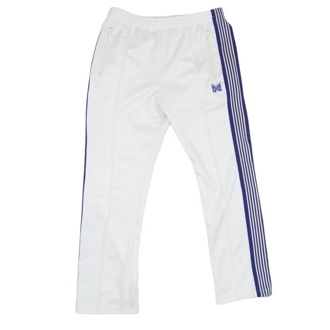 Needles(ニードルス)のNeedles ニードルス 23SS MR287 STUDIOUS別注 Narrow Track Pant Poly Smooth ナロー トラックパンツ ホワイト系 M【中古】 メンズのパンツ(その他)の商品写真