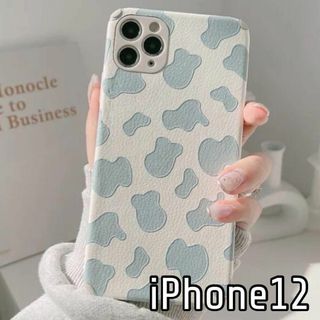 iPhone12 ケース アニマルプリント かわいい おしゃれ 牛柄 韓国(iPhoneケース)