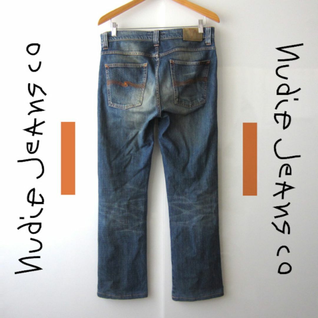 Nudie Jeans(ヌーディジーンズ)のNudie Jeans／ヌーディージーンズ★　ストレートデニム　32　 メンズのパンツ(デニム/ジーンズ)の商品写真