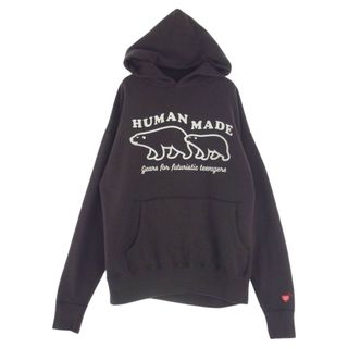 ヒューマンメイド(HUMAN MADE)のHUMAN MADE ヒューマンメイド パーカー TSURIAMI HOODIE プルオーバー ロゴ パーカー フーディー L【中古】(パーカー)