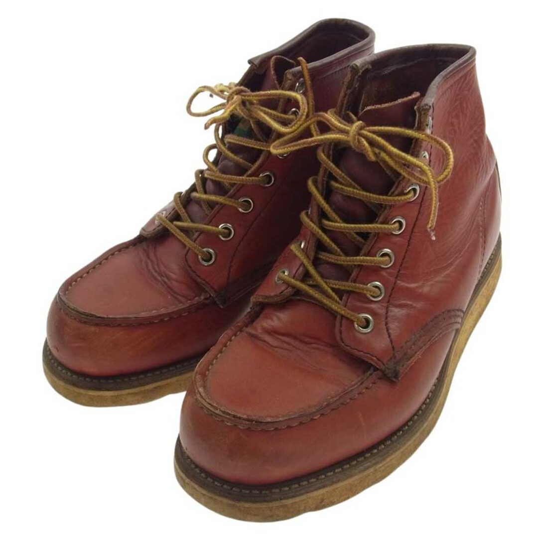 REDWING(レッドウィング)のRED WING レッドウィング ブーツ 875 半円犬タグ 6inch Moc toe モックトゥ ブーツ 赤茶系 US5E【中古】 レディースの靴/シューズ(ブーツ)の商品写真