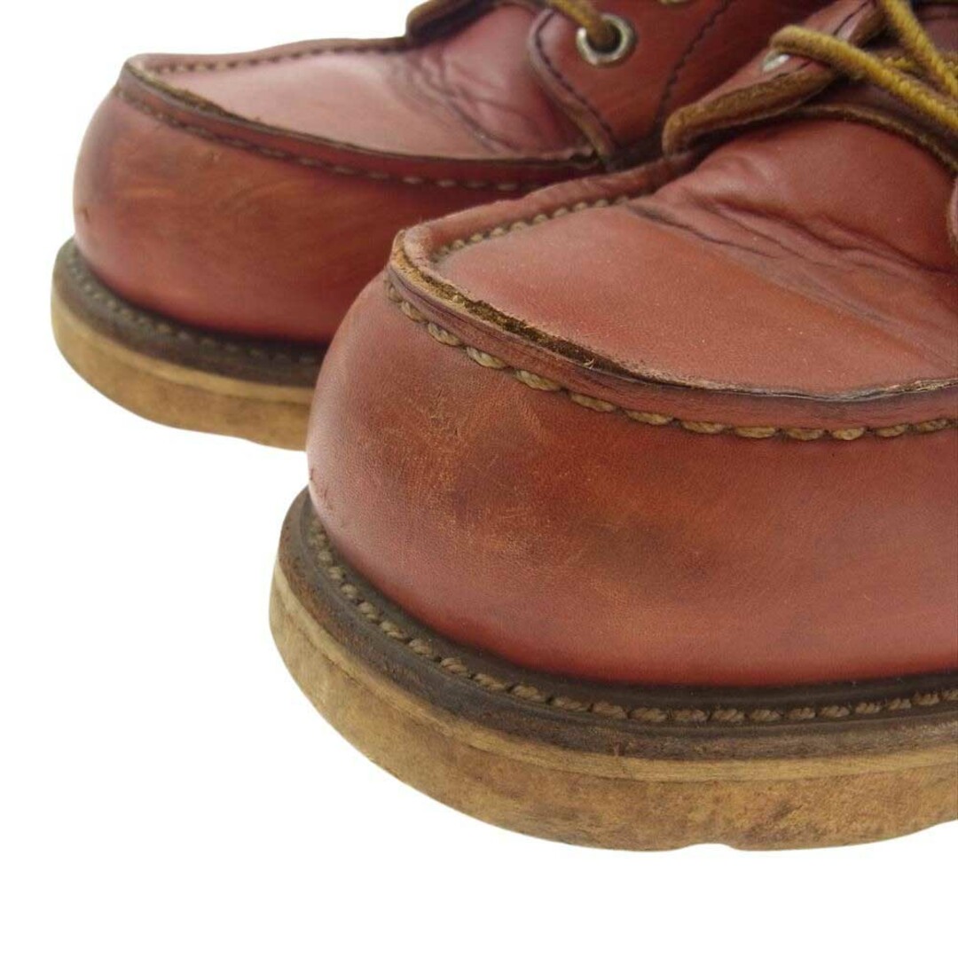 REDWING(レッドウィング)のRED WING レッドウィング ブーツ 875 半円犬タグ 6inch Moc toe モックトゥ ブーツ 赤茶系 US5E【中古】 レディースの靴/シューズ(ブーツ)の商品写真