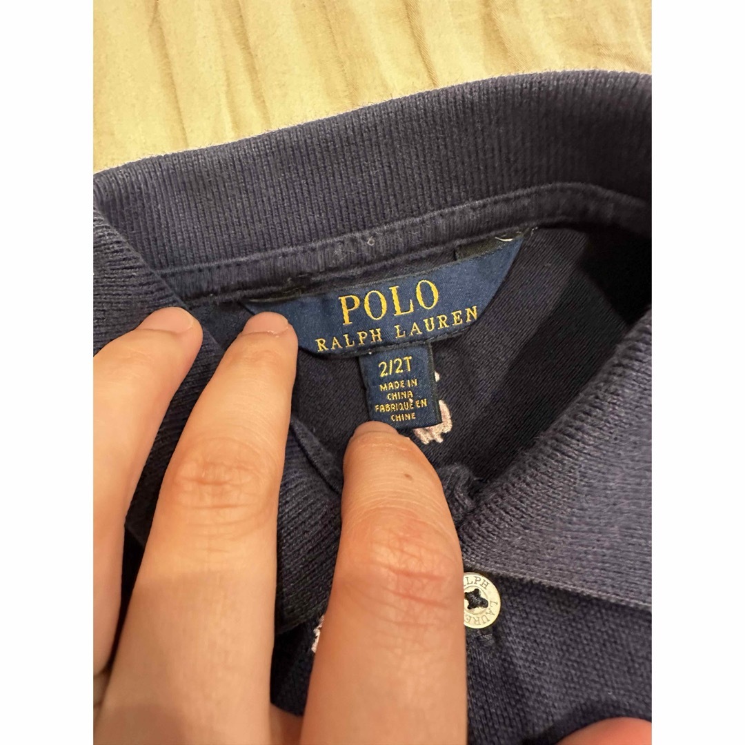 POLO RALPH LAUREN(ポロラルフローレン)のラルフローレン　ポロシャツ　女児　90 キッズ/ベビー/マタニティのキッズ服女の子用(90cm~)(Tシャツ/カットソー)の商品写真