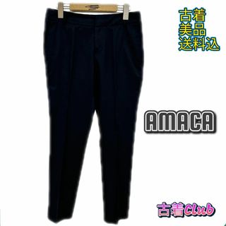 アマカ(AMACA)のアマカ パンツ テーパードパンツ スラックス オフィスカジュアル レディース ブ(カジュアルパンツ)