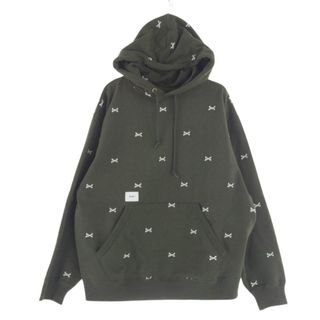 ダブルタップス(W)taps)のWTAPS ダブルタップス パーカー 23SS 222ATDT-CSM26 ACNE HOODY CTPL TEXTILE クロスボーン 刺繍 プルオーバー パーカー Olive Drab X 03【中古】(パーカー)