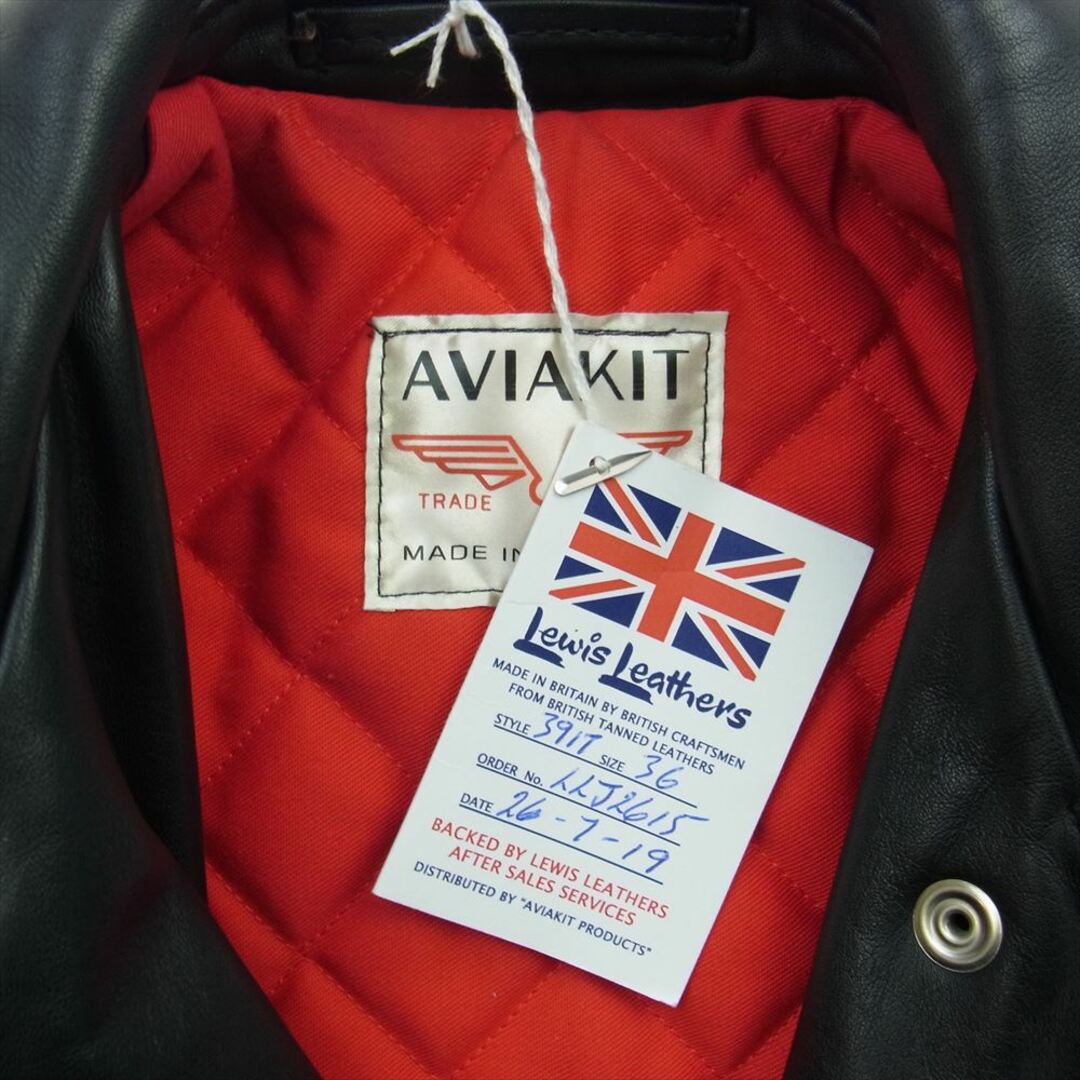 Lewis Leathers(ルイスレザー)のLewis Leathers ルイスレザー ライダースジャケット 391T ライトニング カウハイド  レザー ライダース ジャケット ブラック系 36【美品】【中古】 メンズのジャケット/アウター(その他)の商品写真