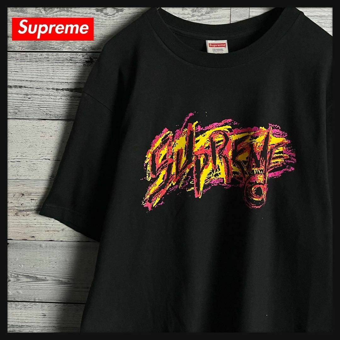 Supreme(シュプリーム)の【人気デザイン】シュプリーム☆センタービッグペイントロゴ入り半袖Tシャツ その他のその他(その他)の商品写真