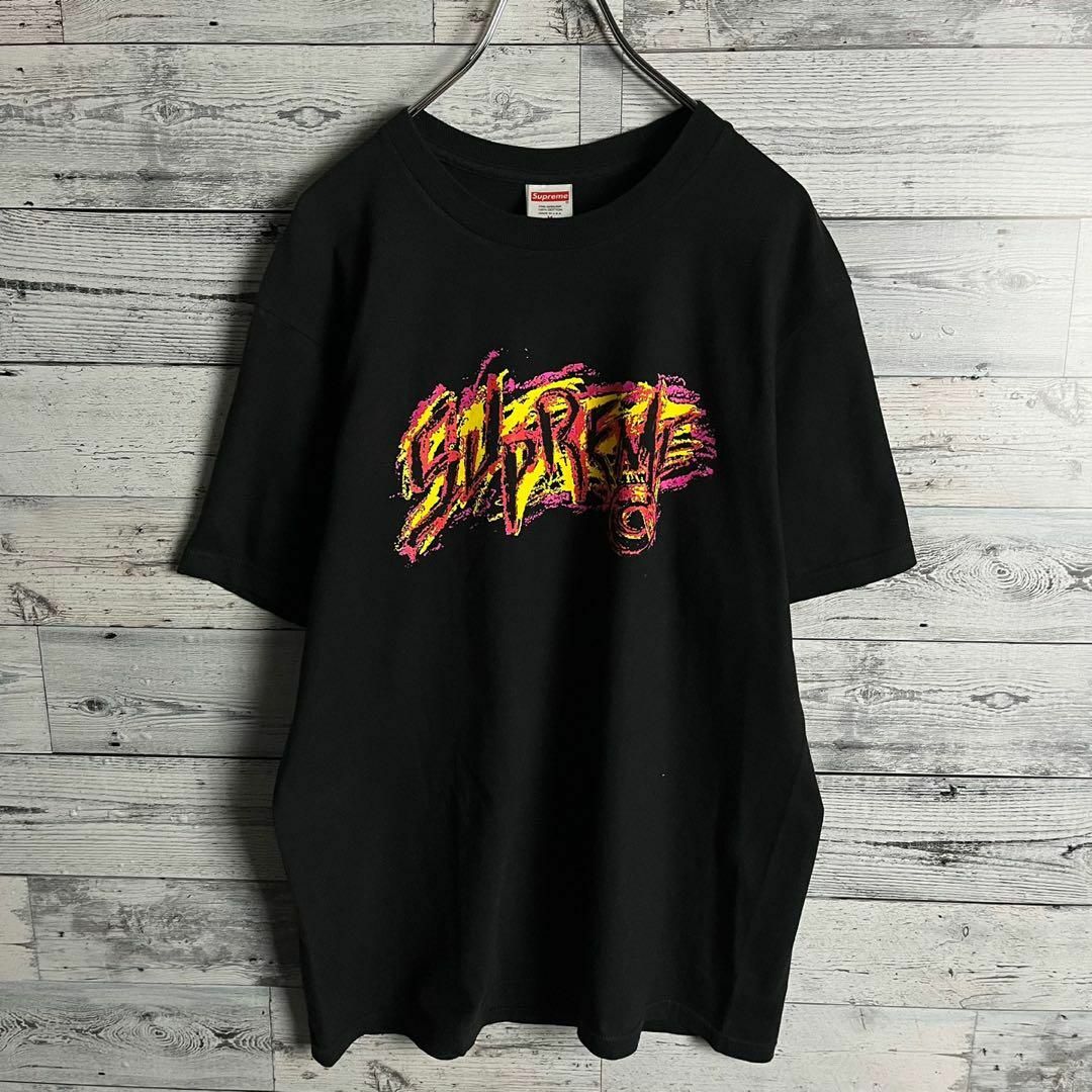 Supreme(シュプリーム)の【人気デザイン】シュプリーム☆センタービッグペイントロゴ入り半袖Tシャツ その他のその他(その他)の商品写真