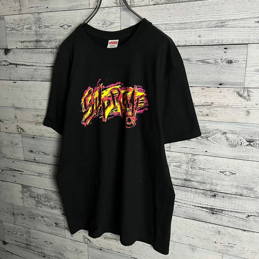 Supreme(シュプリーム)の【人気デザイン】シュプリーム☆センタービッグペイントロゴ入り半袖Tシャツ その他のその他(その他)の商品写真