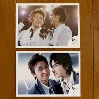 アラシ(嵐)の嵐　大野智 ＆ 松本潤 公式写真・2枚セット(男性タレント)