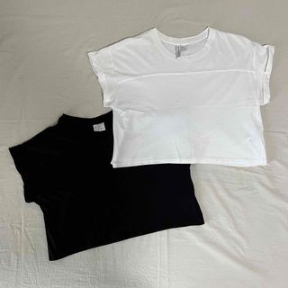 エイチアンドエム(H&M)のH&M ショート丈 Tシャツ セット(Tシャツ(半袖/袖なし))