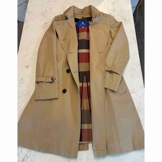 バーバリーブルーレーベル(BURBERRY BLUE LABEL)の【美品】ブルーレーベル トレンチコート 42size(トレンチコート)