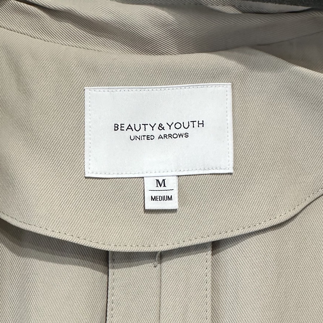 BEAUTY&YOUTH UNITED ARROWS(ビューティアンドユースユナイテッドアローズ)のビューティー&ユース　スプリングコート　M レディースのジャケット/アウター(スプリングコート)の商品写真