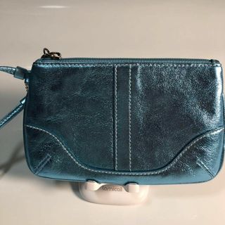 コーチ(COACH)のコーチ COACH 可愛い 小銭入れ ミニポーチ ブルー(コインケース)