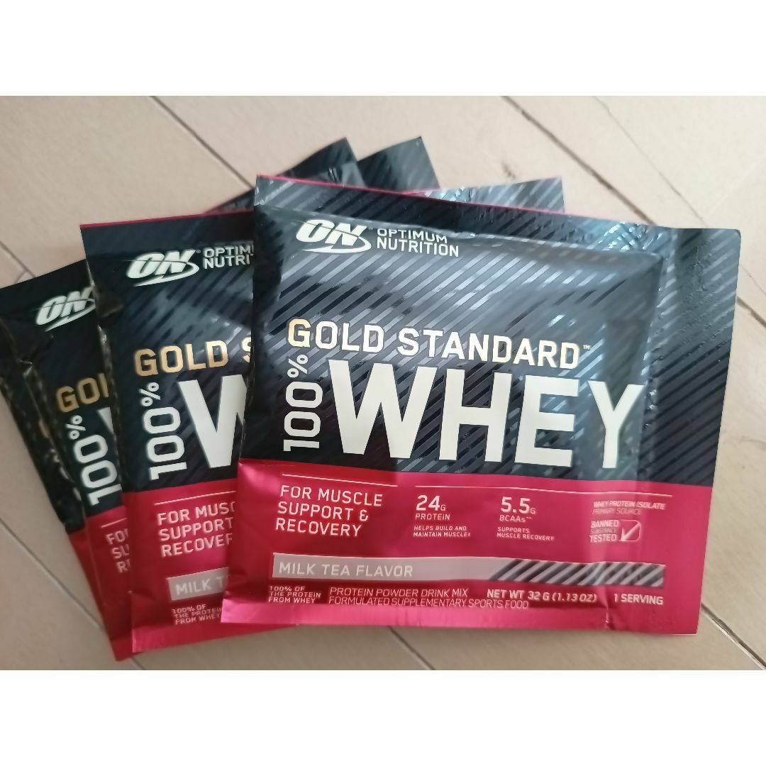 OPTIMUM NUTRITION(オプティマムニュートリション)のプロテイン ホエイ WHEY 4袋 食品/飲料/酒の健康食品(プロテイン)の商品写真